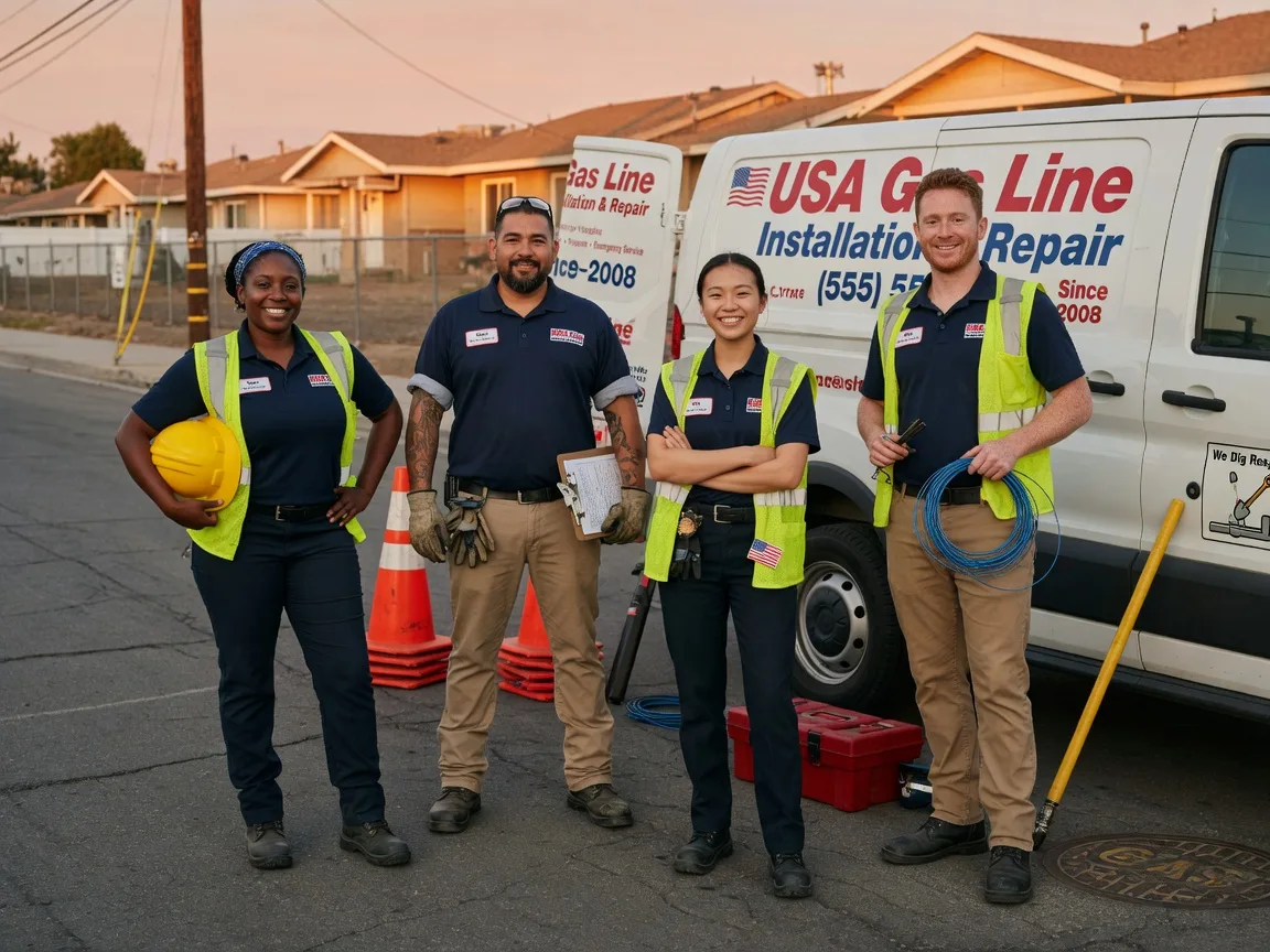 Gas Line Installation company in Coushatta, LA
